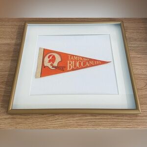 NFL Team Vintage Pennant Flags Framed 11x13